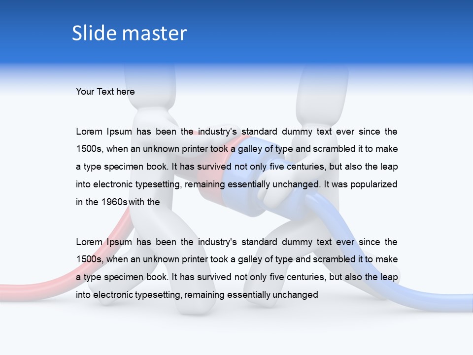 Hold Two Unity PowerPoint Template