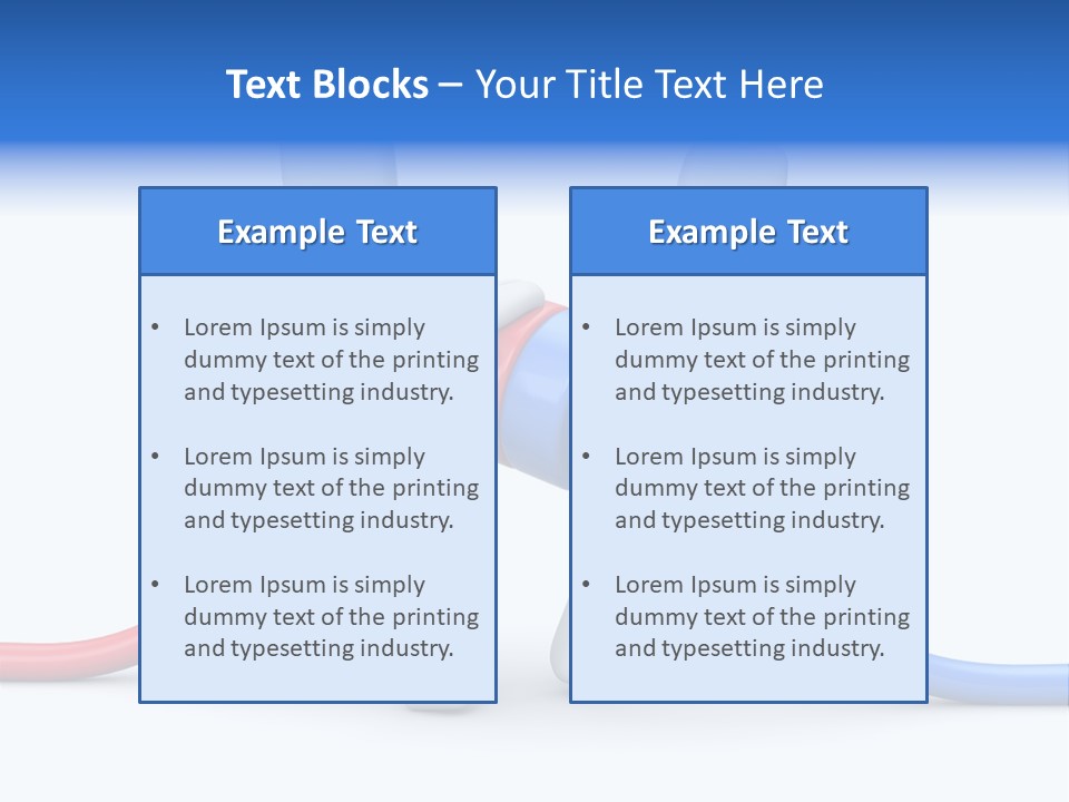 Hold Two Unity PowerPoint Template