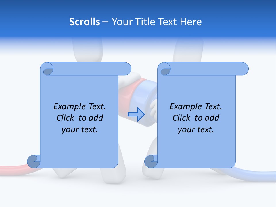 Hold Two Unity PowerPoint Template