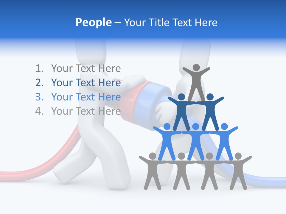 Hold Two Unity PowerPoint Template