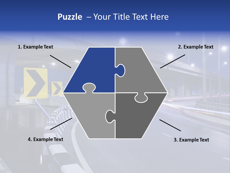 City Bypass Column PowerPoint Template