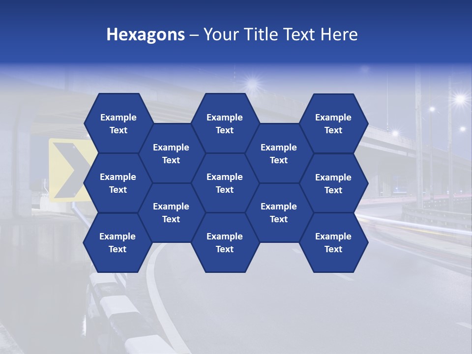 City Bypass Column PowerPoint Template