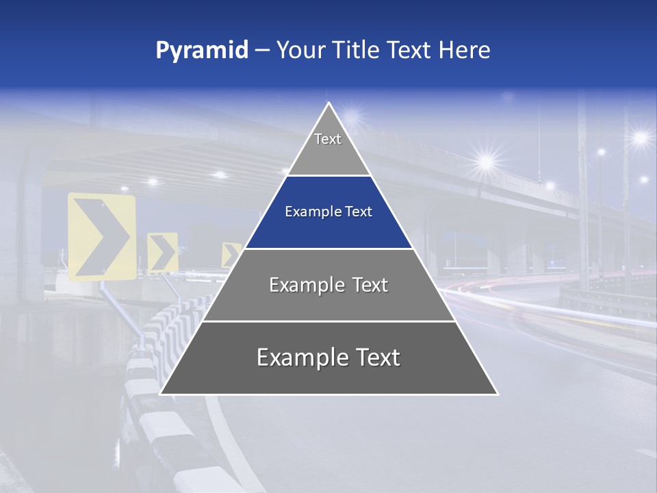 City Bypass Column PowerPoint Template