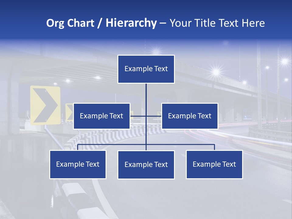City Bypass Column PowerPoint Template