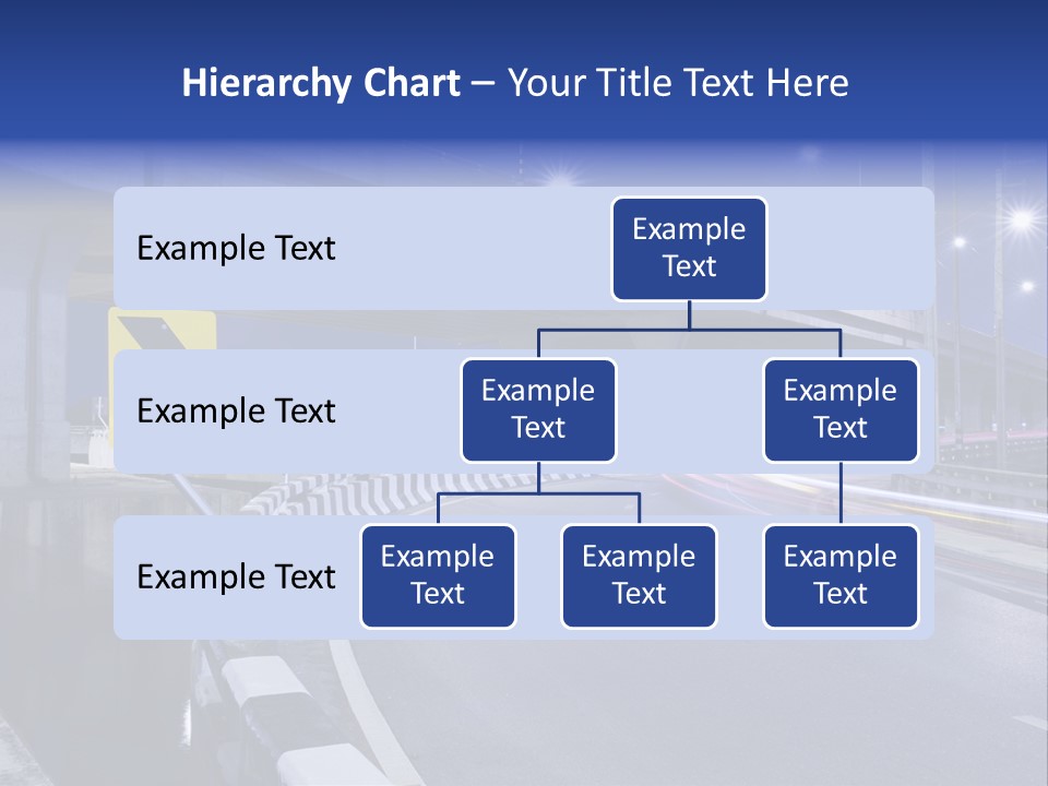 City Bypass Column PowerPoint Template
