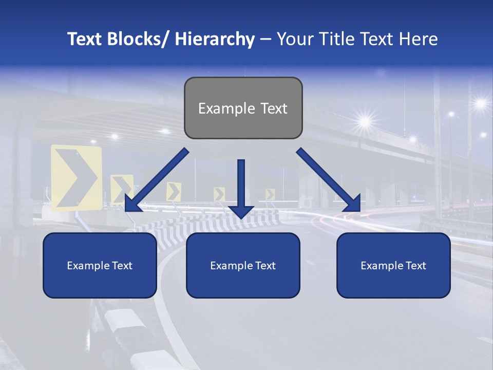 City Bypass Column PowerPoint Template