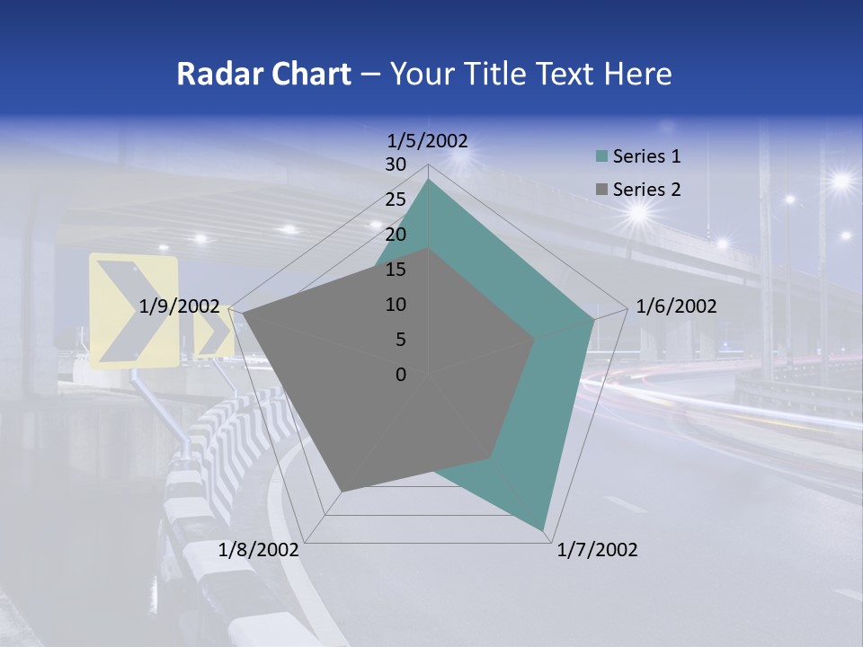 City Bypass Column PowerPoint Template