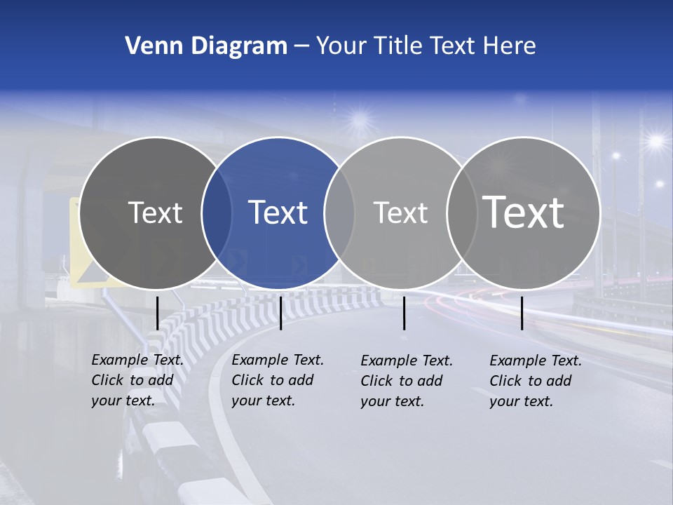 City Bypass Column PowerPoint Template