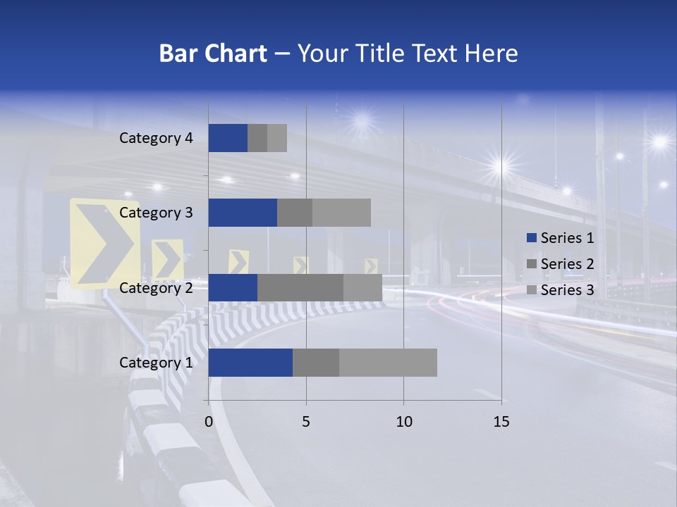City Bypass Column PowerPoint Template