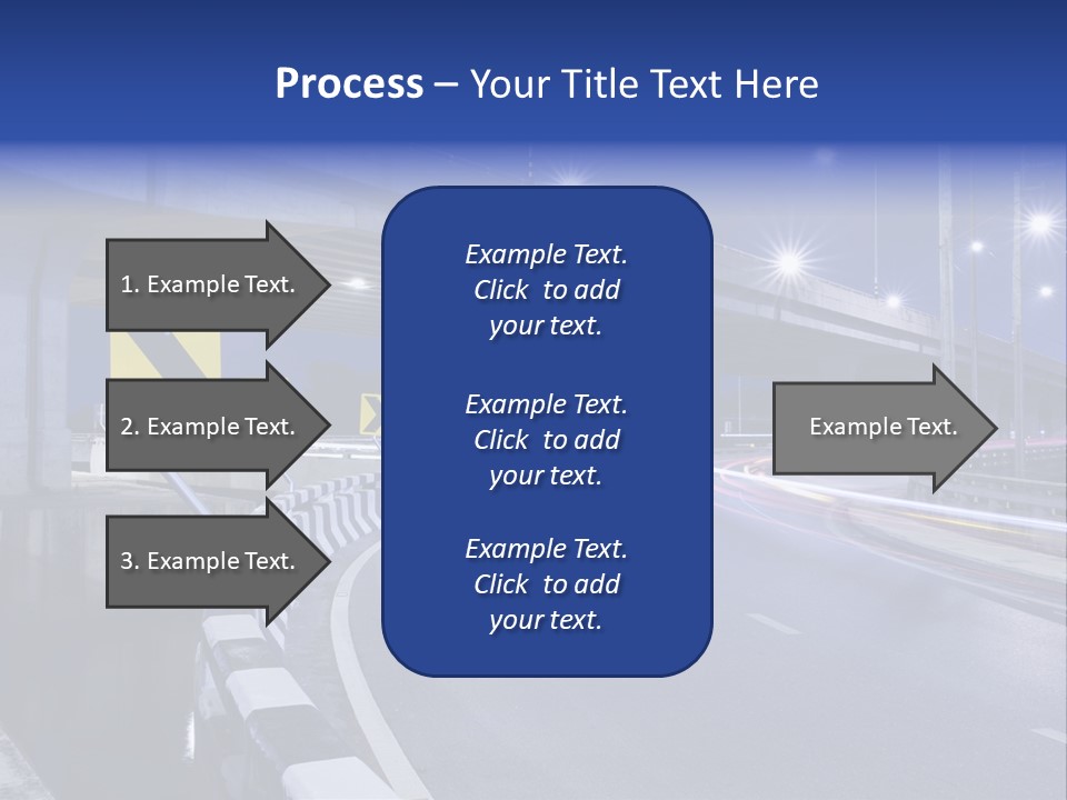 City Bypass Column PowerPoint Template