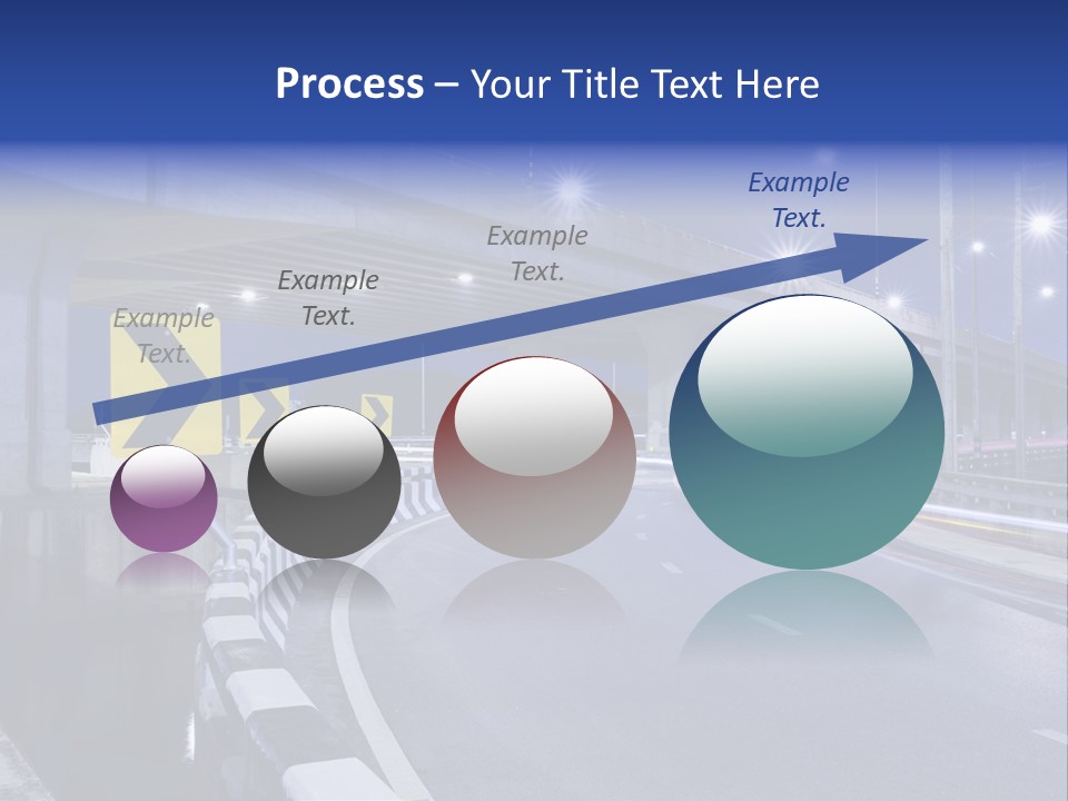 City Bypass Column PowerPoint Template