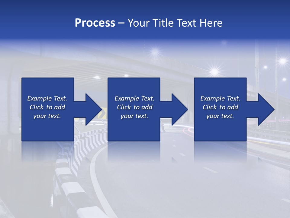 City Bypass Column PowerPoint Template