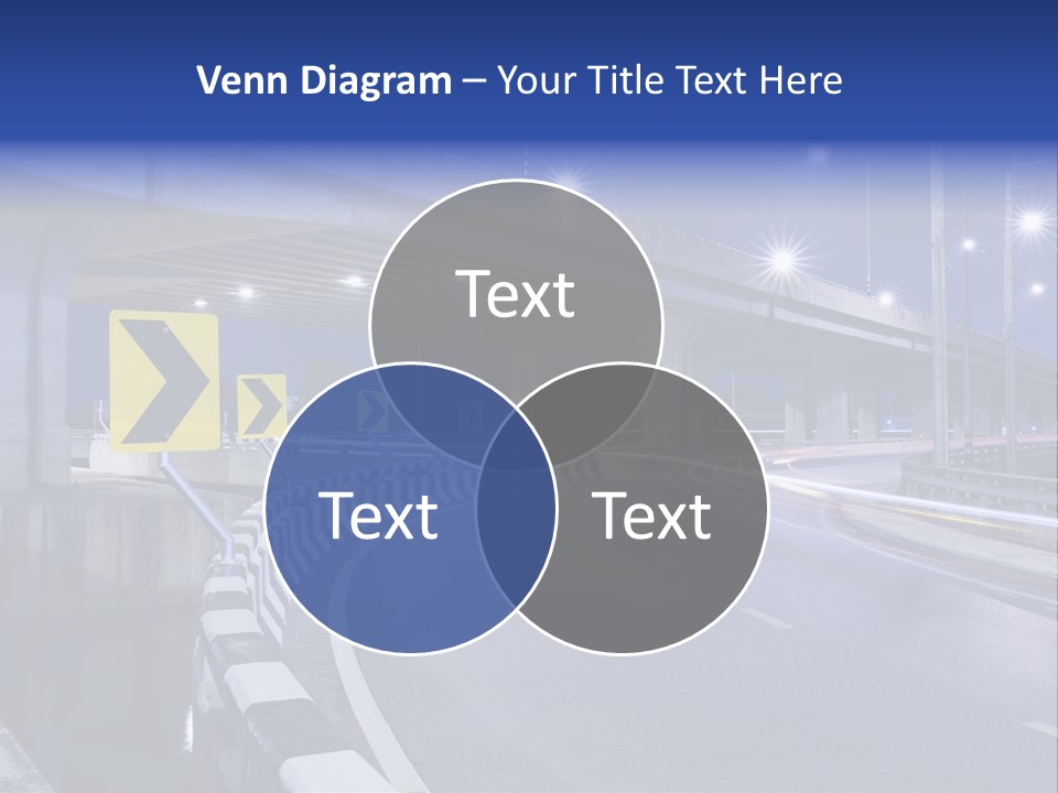 City Bypass Column PowerPoint Template