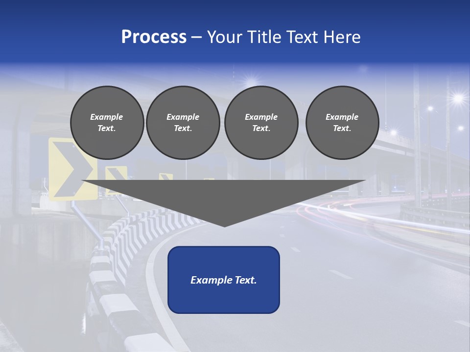 City Bypass Column PowerPoint Template