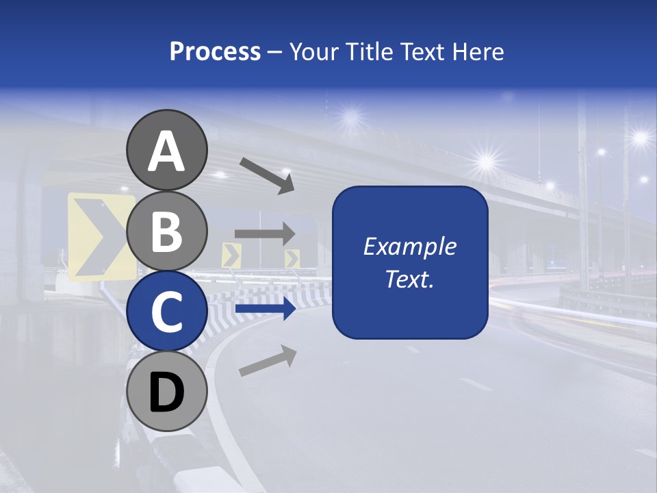 City Bypass Column PowerPoint Template