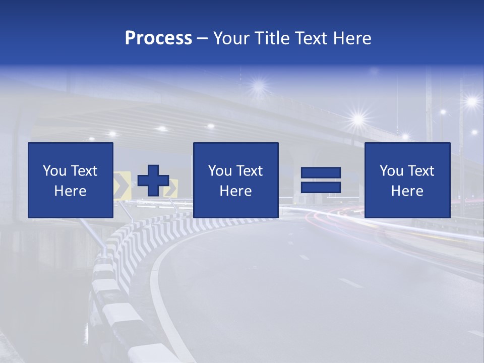City Bypass Column PowerPoint Template