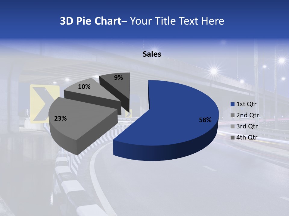 City Bypass Column PowerPoint Template