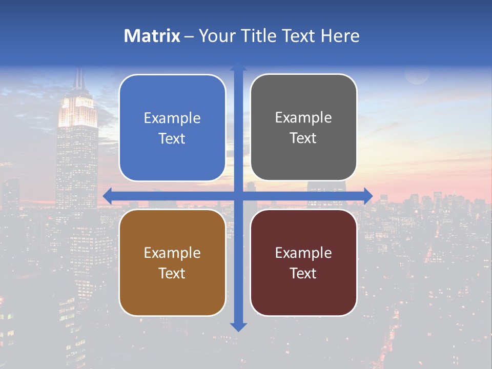 White Manhattan America PowerPoint Template