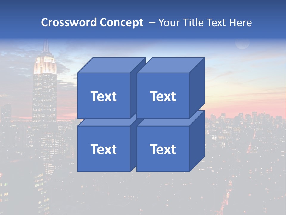 White Manhattan America PowerPoint Template