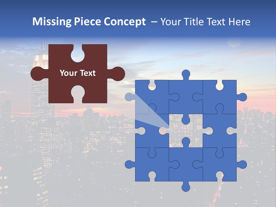 White Manhattan America PowerPoint Template