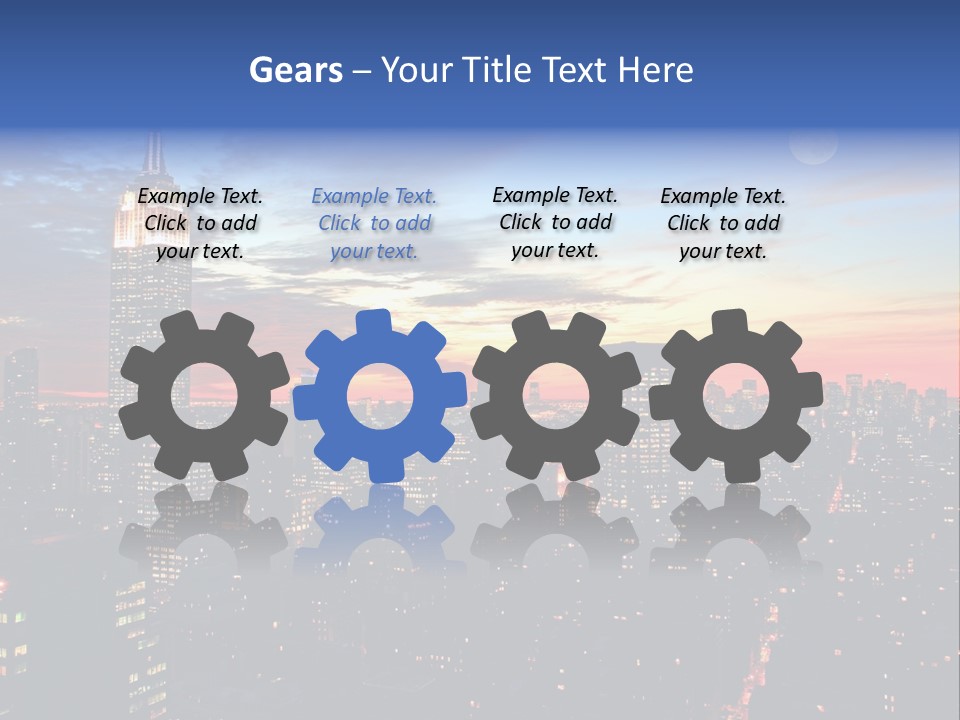 White Manhattan America PowerPoint Template