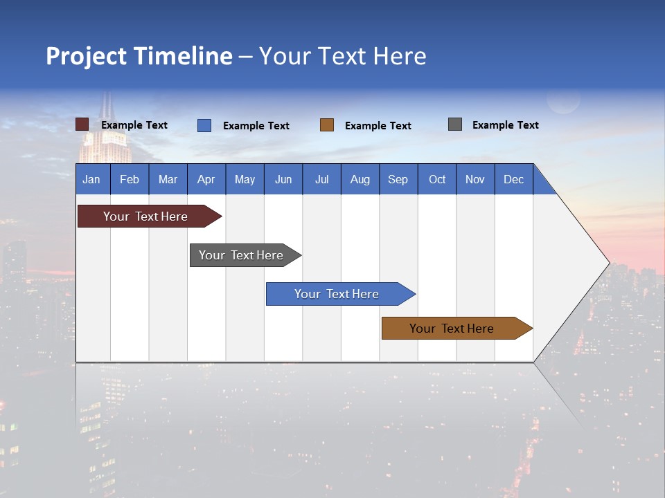White Manhattan America PowerPoint Template