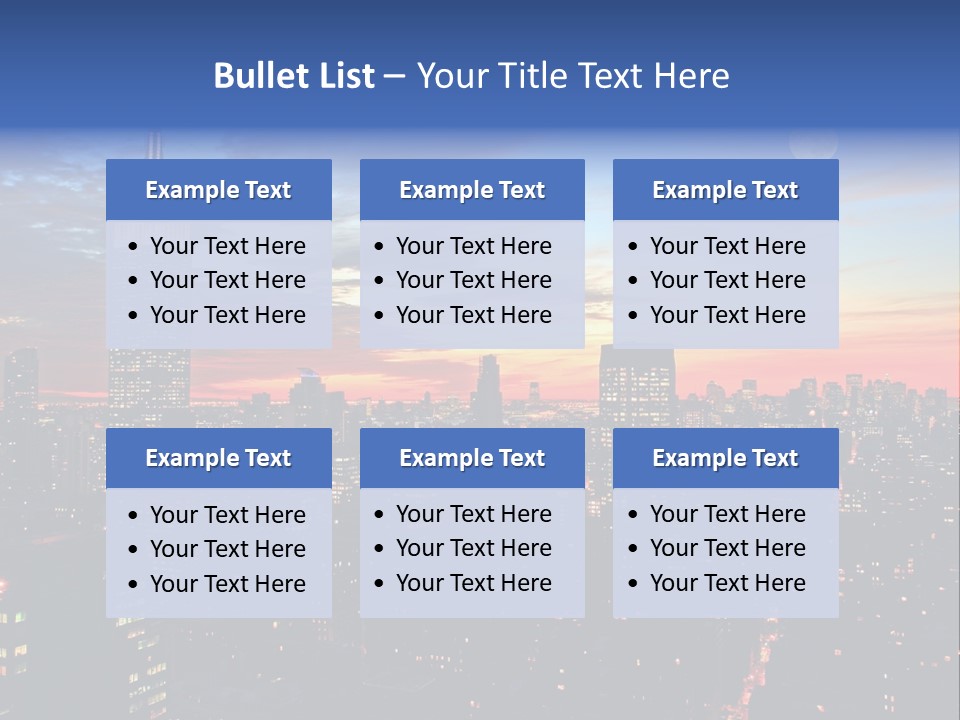 White Manhattan America PowerPoint Template