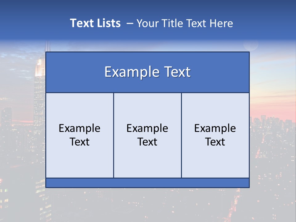 White Manhattan America PowerPoint Template