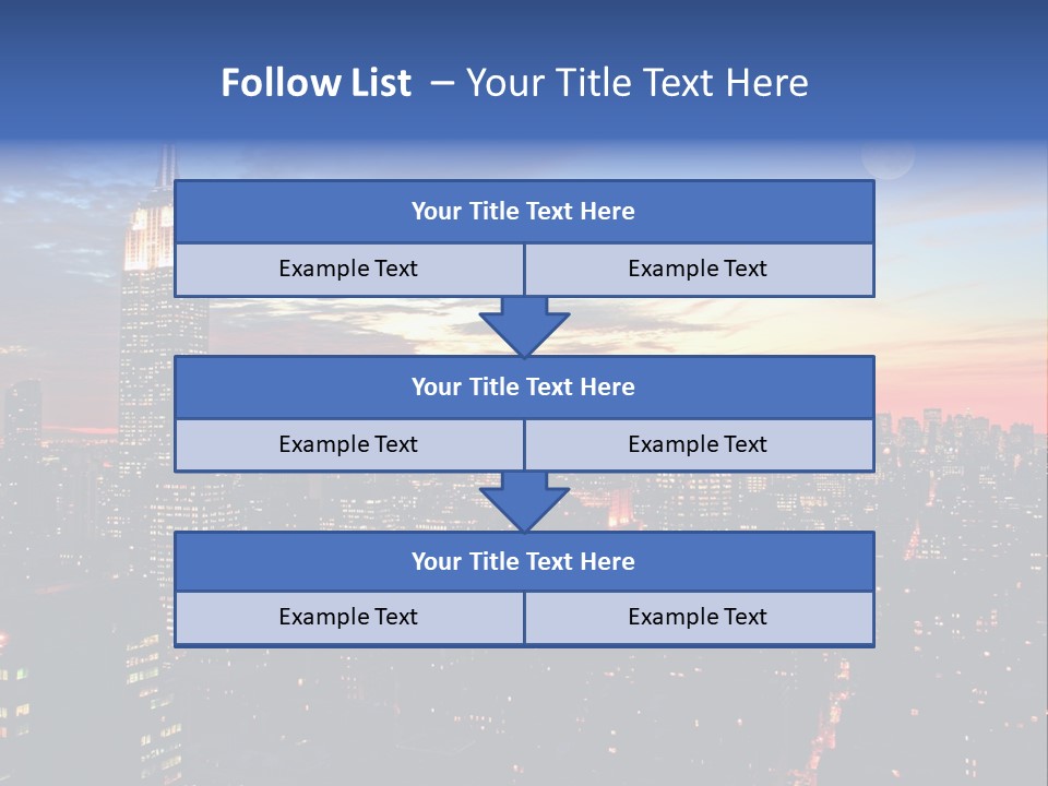 White Manhattan America PowerPoint Template