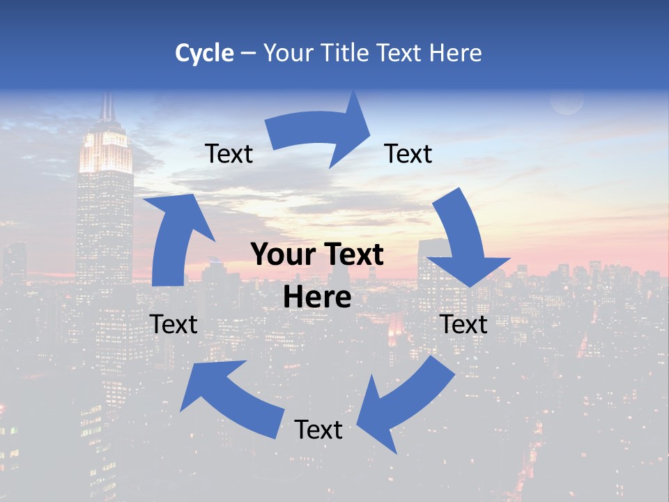 White Manhattan America PowerPoint Template