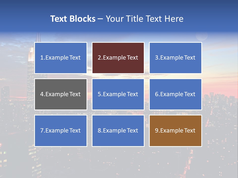 White Manhattan America PowerPoint Template