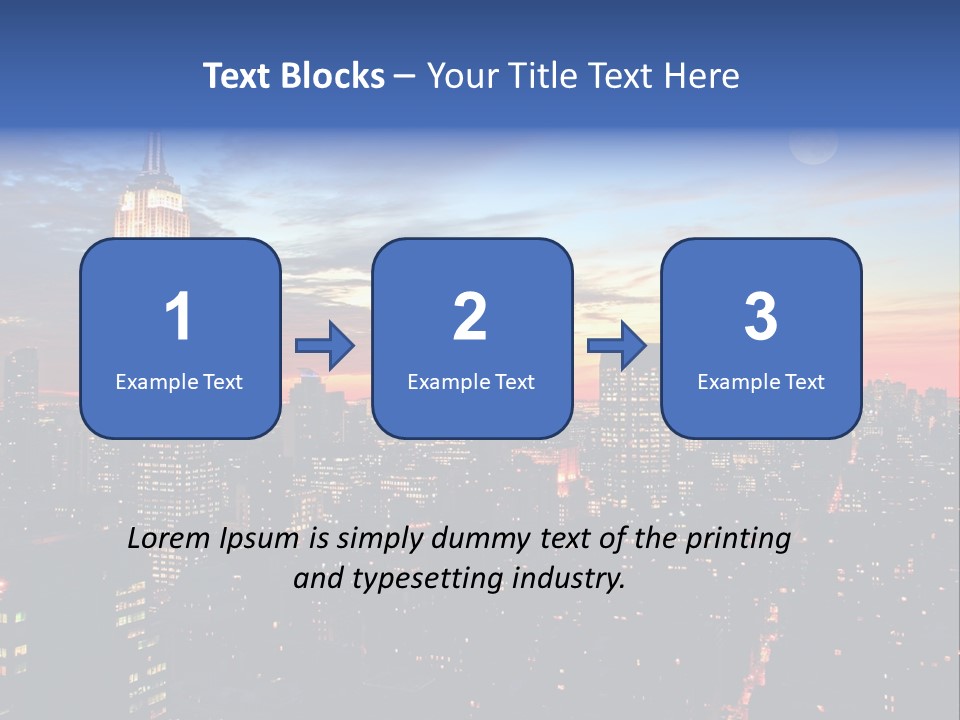 White Manhattan America PowerPoint Template