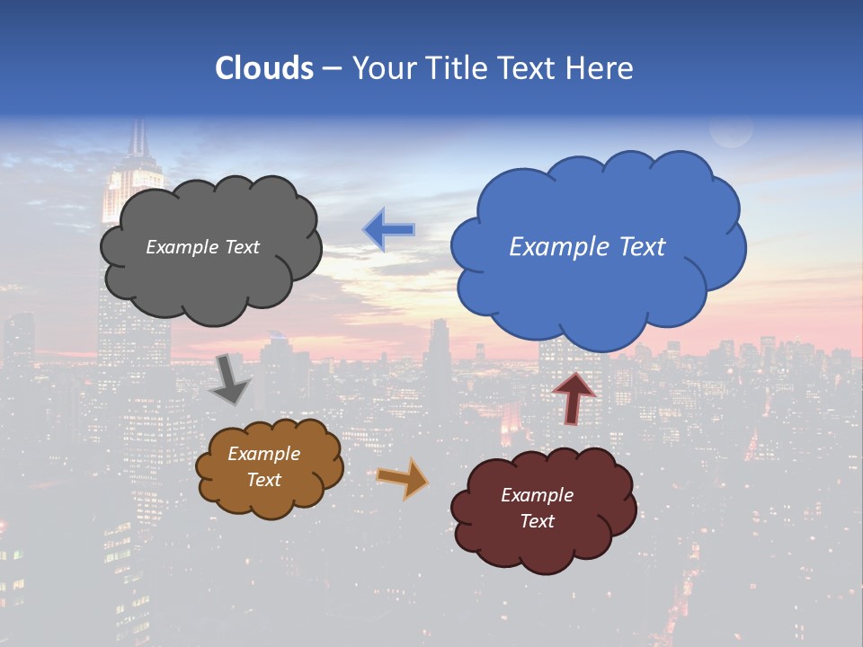 White Manhattan America PowerPoint Template