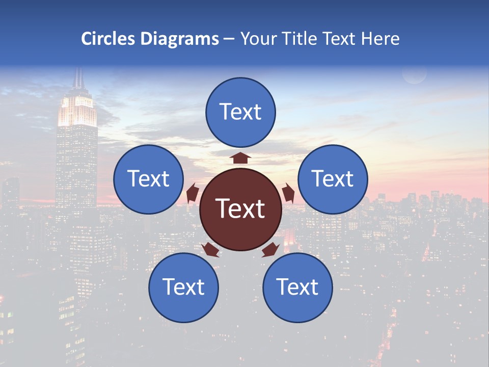 White Manhattan America PowerPoint Template