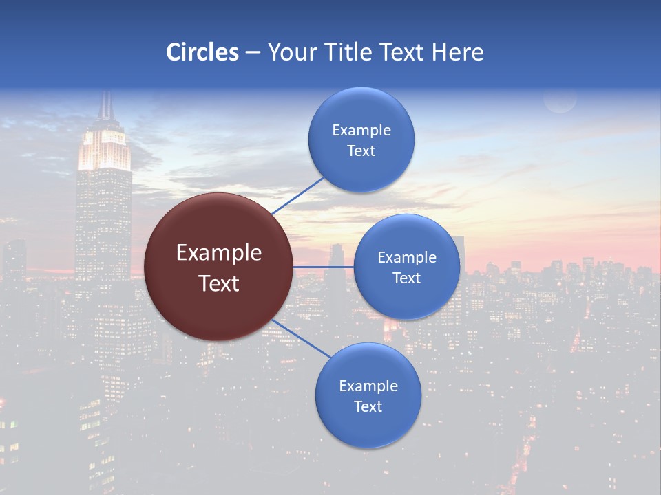 White Manhattan America PowerPoint Template