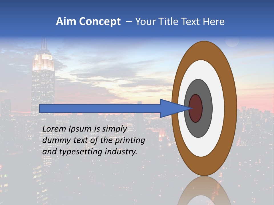 White Manhattan America PowerPoint Template