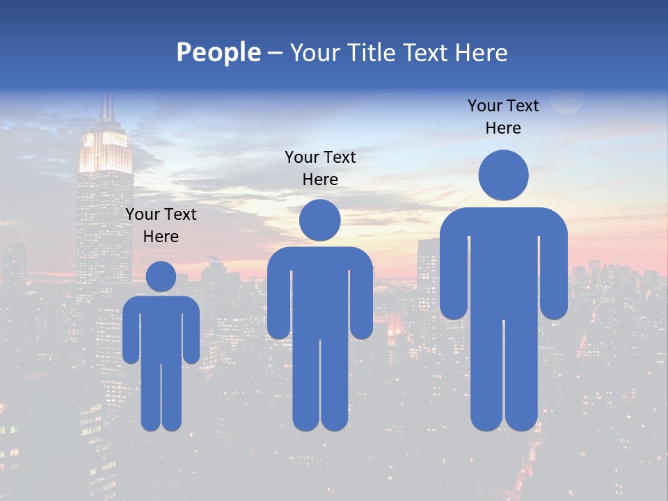 White Manhattan America PowerPoint Template