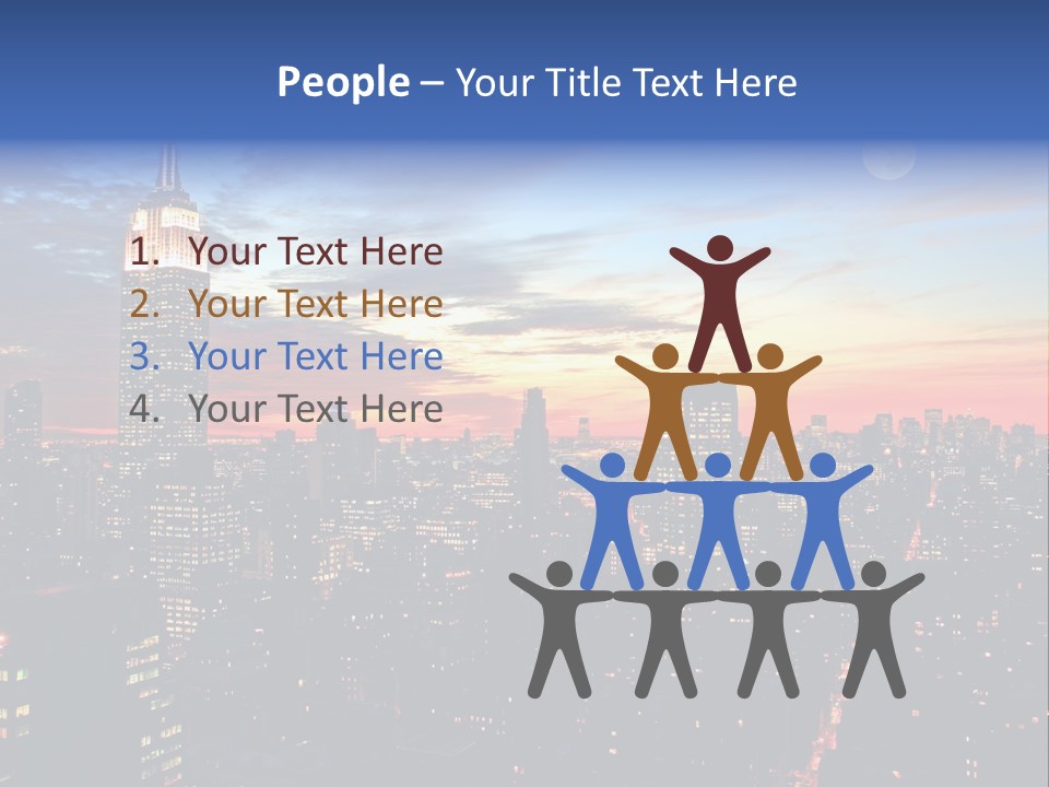 White Manhattan America PowerPoint Template