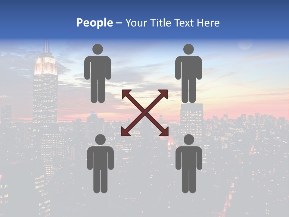 White Manhattan America PowerPoint Template