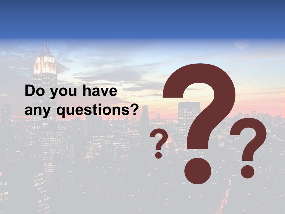 White Manhattan America PowerPoint Template