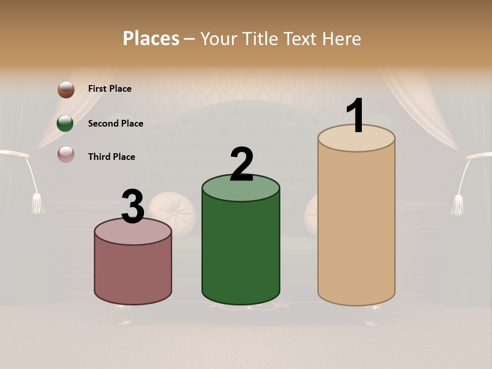 Opera Green Golden PowerPoint Template