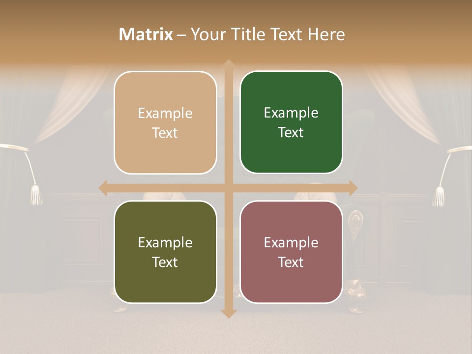 Opera Green Golden PowerPoint Template