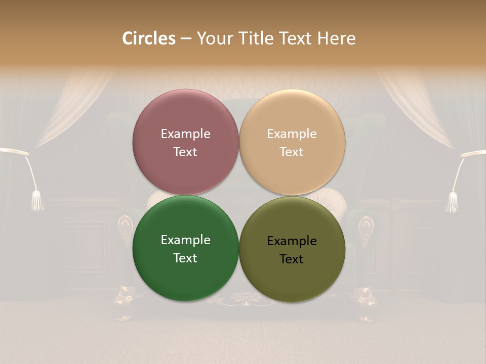 Opera Green Golden PowerPoint Template