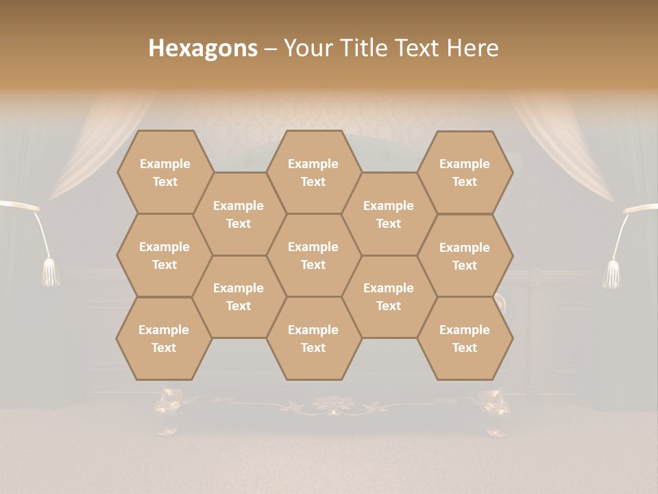 Opera Green Golden PowerPoint Template