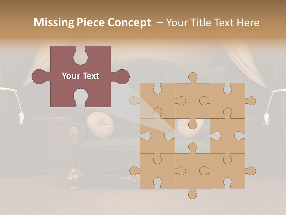 Opera Green Golden PowerPoint Template