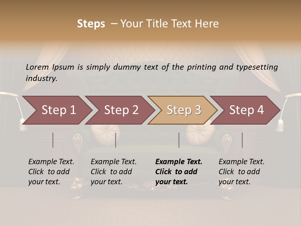Opera Green Golden PowerPoint Template