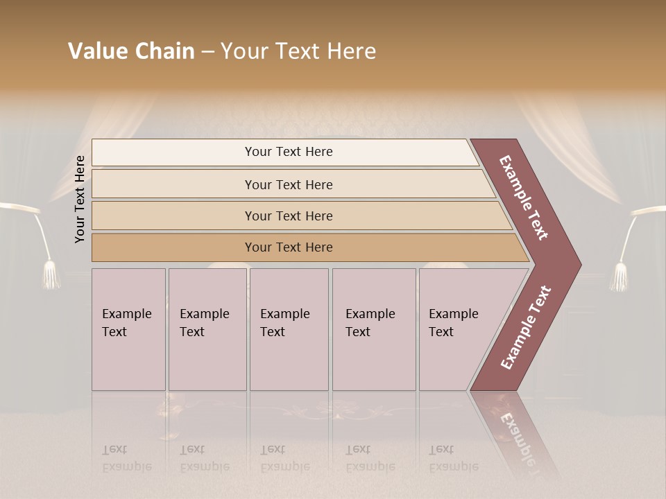 Opera Green Golden PowerPoint Template