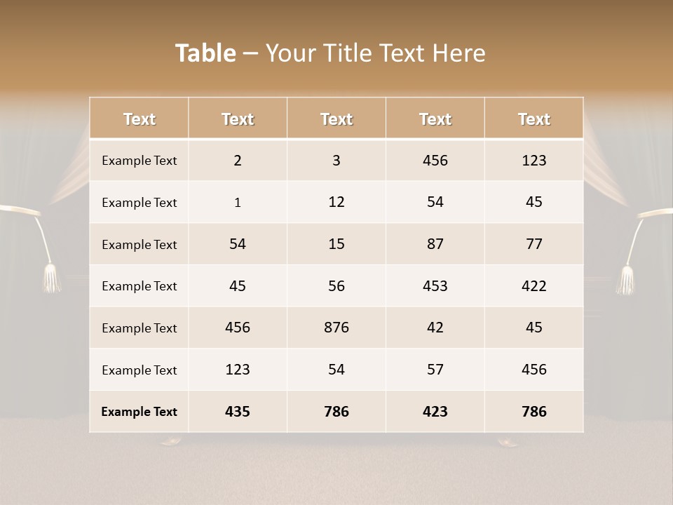 Opera Green Golden PowerPoint Template