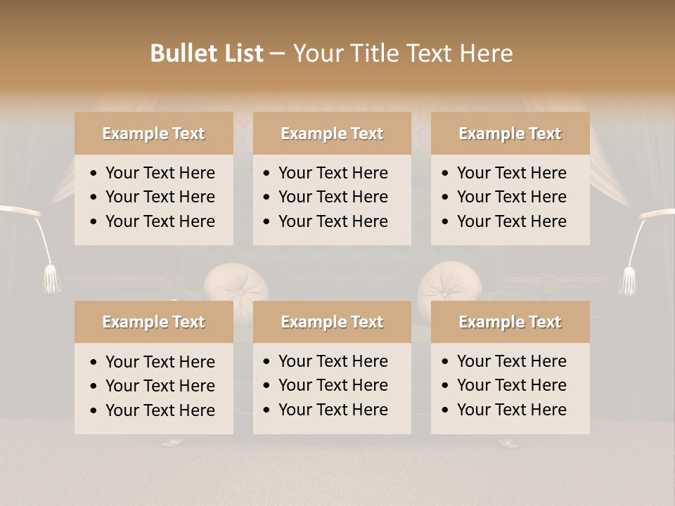 Opera Green Golden PowerPoint Template