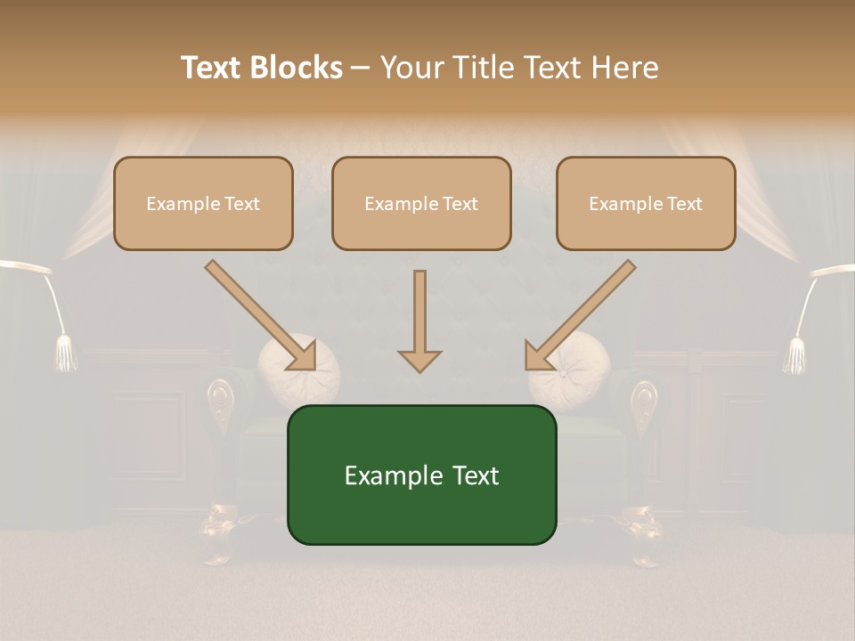 Opera Green Golden PowerPoint Template